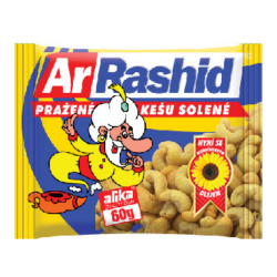 ArRashid Pražené kešu solené 60 g