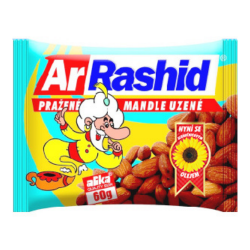 ArRashid Pražené mandle uzené 60 g