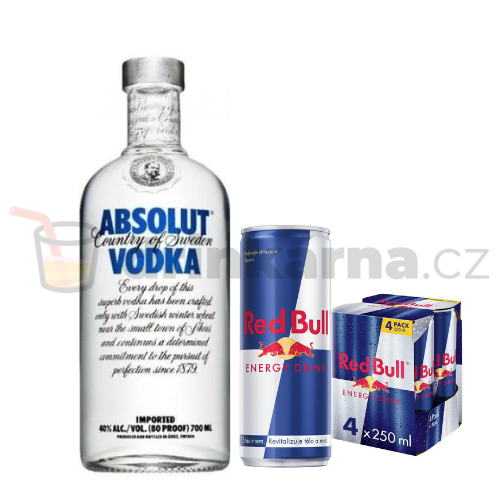 Vodka Absolut Red Bull set
