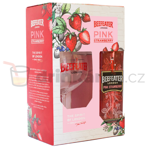 Beefeater Pink 0,7 l & sklenice GB