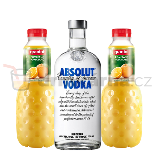 Vodka Absolut Granini Pomeranč set